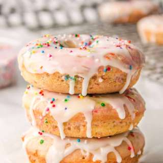 Baked Funfetti Donuts {From Scratch}