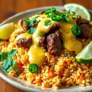 STEAK & QUESO RICE