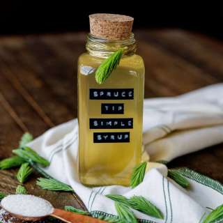 Spruce Tip Simple Syrup