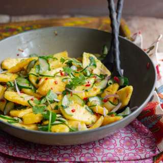 Asian Pineapple Cucumber Salad