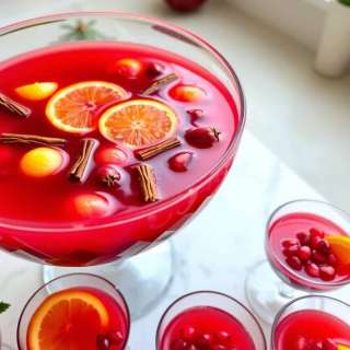 NON-ALCOHOLIC CHRISTMAS SANGRIA