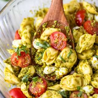 Pesto Tortellini Pasta Salad