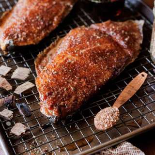 Sweet and Spicy Smoked Rockfish