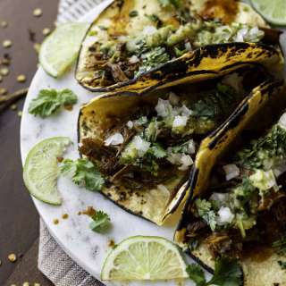 Sandhill Crane Leg Tacos with Salsa Verde