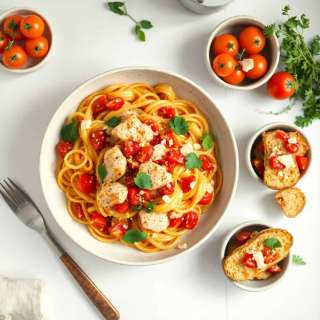 BRUSCHETTA CHICKEN PASTA