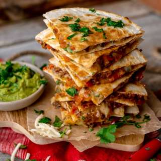 Ground Elk Quesadillas