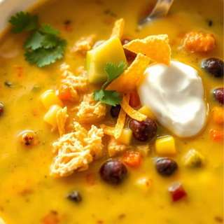CROCK POT GREEN ENCHILADA CHICKEN SOUP