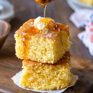 Sweet Cornbread with Cake Mix