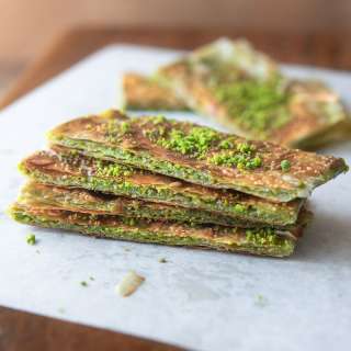 Easy Katmer (Turkish Pistachio Pastry Dessert)