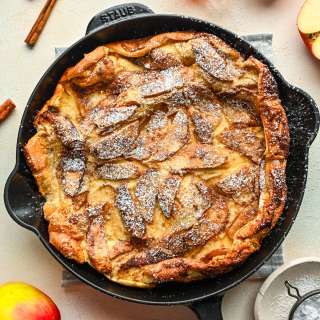 Caramelized Apple German Pancake