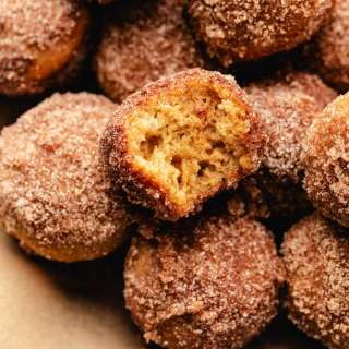 Baked Apple Cider Donut Holes