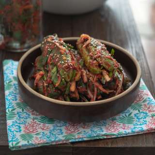 Oi Sobagi (Korean Stuffed Cucumber Kimchi)