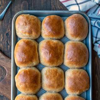30 Minute Honey Wheat Rolls
