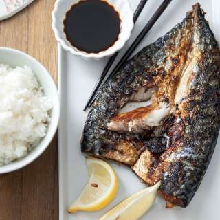 Korean Grilled Mackerel in Parchment