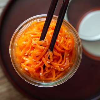 Korean Carrot Salad (Morkovcha)