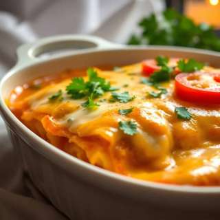 CREAMY SHRIMP ENCHILADAS