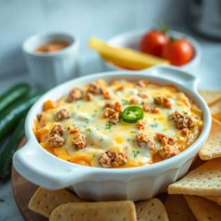 SAUSAGE JALAPEÑO POPPER DIP