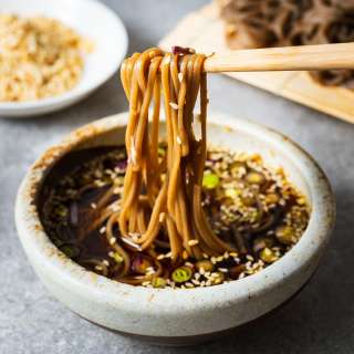 Cold Soba Noodles with Dipping Sauce (Zaru Soba)