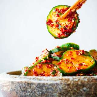 Korean Spicy Cucumber Salad (Oi Muchim Recipe)