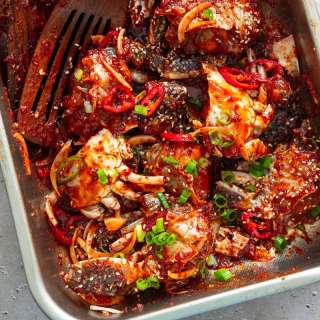 Spicy Raw Marinated Crab (Yangnyeom Gejang)