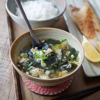 Korean Seaweed Egg Drop Soup