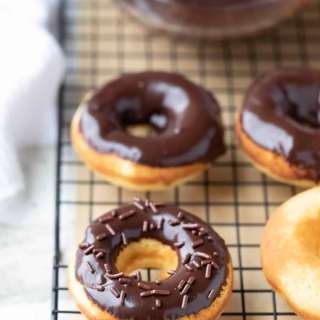 Baked Donuts with Chocolate Glaze