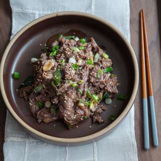 Authentic Korean Beef Bulgogi with Sliced Steak