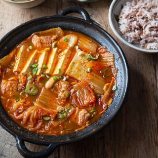 Easy Kimchi Jjigae with Pork (Korean Kimchi Stew)
