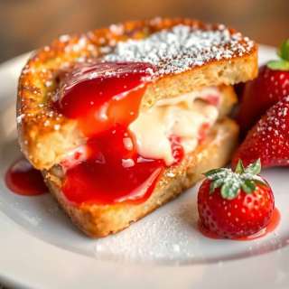STRAWBERRY CHEESECAKE FRENCH TOAST RECIPE