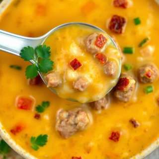 EASY CHEESEBURGER SOUP