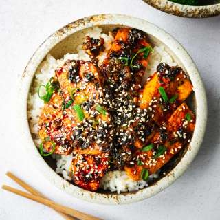 Gochujang Tofu (Spicy Korean Braised Tofu)