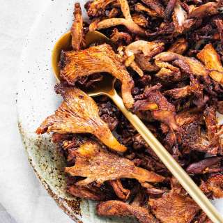 Roasted Pink Oyster Mushroom Recipe