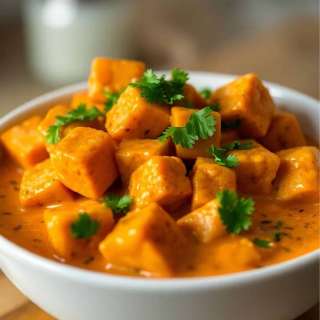 SPICY TOFU WITH CREAMY COCONUT SAUCE RECIPE