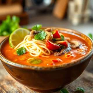 THAI RED CURRY NOODLE SOUP
