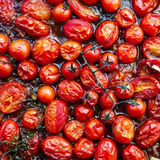 Harissa Roasted Cherry Tomatoes