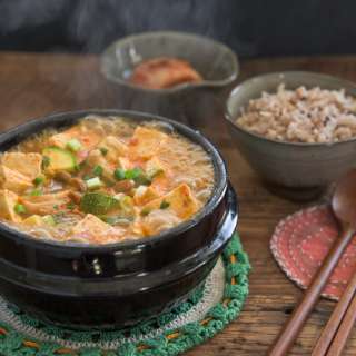 Classic Doenjang Jjigae (Soybean Paste Stew)