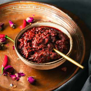 Homemade Rose Harissa Paste