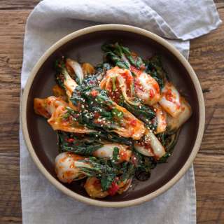 Easy Bok Choy Kimchi
