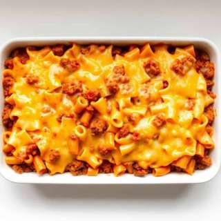 CHEESY SLOPPY JOE CASSEROLE
