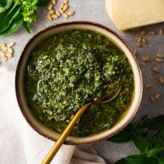 Large Batch Food Processor Pesto