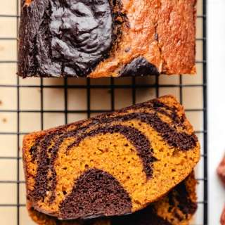Chocolate Marble Pumpkin Bread