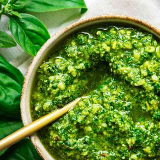 Basil Pesto Without Cheese