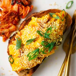 Kimchi Scrambled Eggs