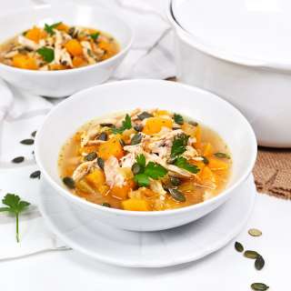Chicken Soup With Butternut Squash