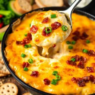 HOT SMOKED GOUDA BACON DIP