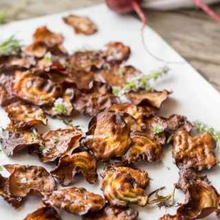 Oven Baked Beet Chips