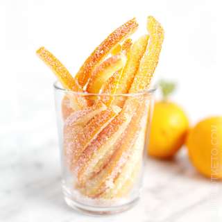 Sugar-Free Candied Orange Peel