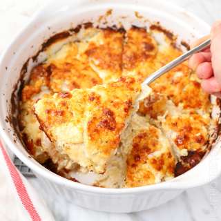 Scalloped Turnips Au Gratin