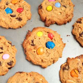 Lupin Flour Monster Cookies