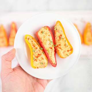 Cream Cheese Stuffed Mini Peppers